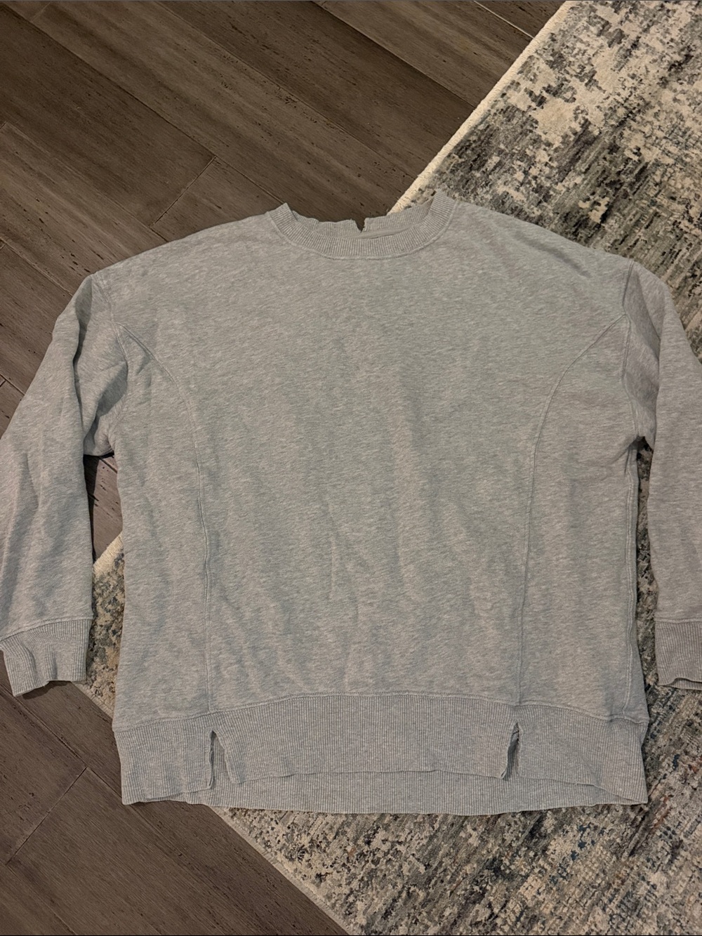 aerie Light Gray Crewneck Sweatshirt